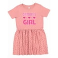 thumbnail image 1 of Inktastic Granna Girl Granddaughter Girls Toddler Dress, 1 of 5