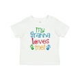 thumbnail image 1 of Inktastic Granna Loves Me Grandkid Boys or Girls Baby T-Shirt, 1 of 5