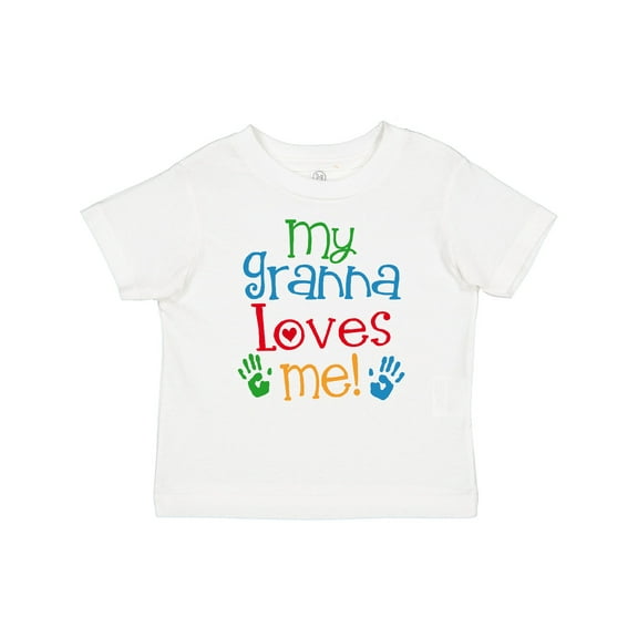 Inktastic Granna Loves Me Grandkid Boys or Girls Baby T-Shirt