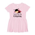 thumbnail image 1 of Inktastic Granna Loves Me Ladybug Girls Baby Dress, 1 of 5