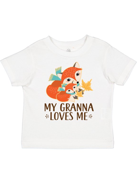 Granna Loves Me Woodland Fox Boys or Girls Toddler T-Shirt