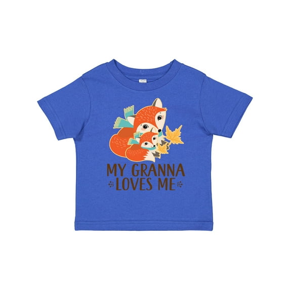 Inktastic Granna Loves Me Woodland Fox Boys or Girls Toddler T-Shirt