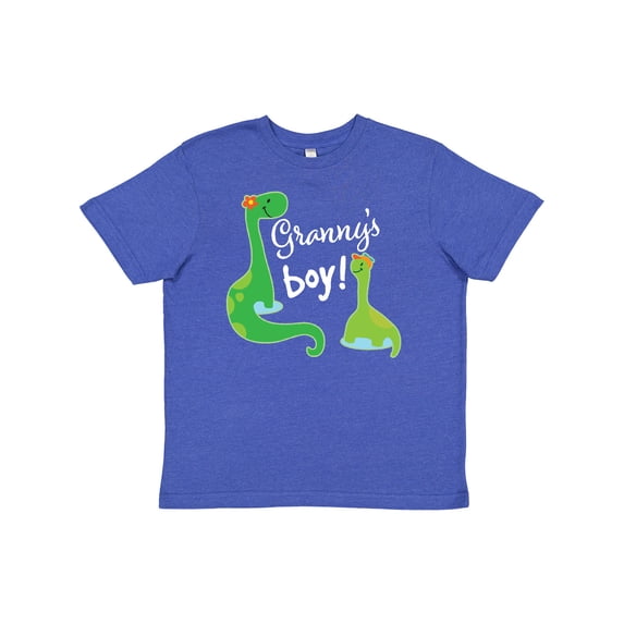 Inktastic Granny Boy Grandson Dinosaur Youth T-Shirt