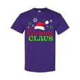 thumbnail image 1 of Inktastic Granny Claus with Christmas Santa Hat and Snowflakes T-Shirt, 1 of 5
