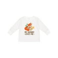 thumbnail image 1 of Inktastic Granny Loves Me Fox Boys or Girls Long Sleeve Toddler T-Shirt, 1 of 5