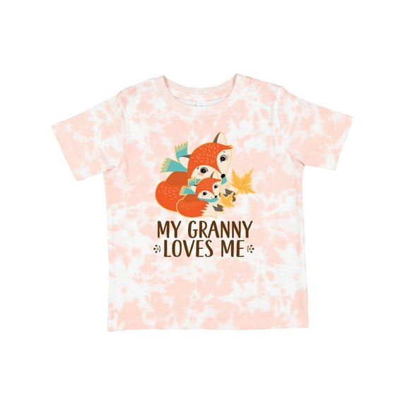 Inktastic Granny Loves Me Fox Boys or Girls Toddler T-Shirt