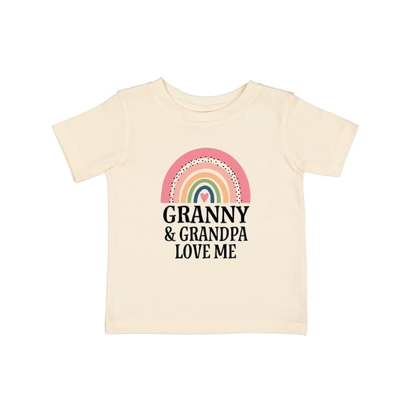 Inktastic Granny and Grandpa Love Me Girls Baby T-Shirt