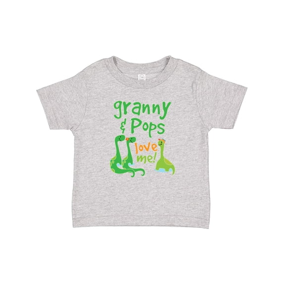 Inktastic Granny and Pops Grandson Dinosaur Boys Baby T-Shirt