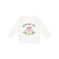 thumbnail image 1 of Inktastic Granny's Girl Heart Flowers Toddler Sweatshirt, 1 of 4