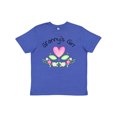 thumbnail image 1 of Inktastic Granny's Girl- Heart Flowers Youth T-Shirt, 1 of 5