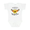 thumbnail image 1 of Inktastic Granny's Little Wild 1 with Beautiful Sunflower Boys or Girls Baby Bodysuit, 1 of 5