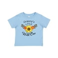 thumbnail image 1 of Inktastic Granny's Little Wild 1 with Beautiful Sunflower Boys or Girls Baby T-Shirt, 1 of 5
