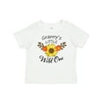 thumbnail image 1 of Inktastic Granny's Little Wild 1 with Beautiful Sunflower Boys or Girls Baby T-Shirt, 1 of 5