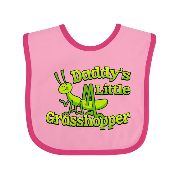 Inktastic Grasshopper Boys or Girls Baby Bib