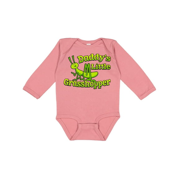 Inktastic Grasshopper Boys or Girls Long Sleeve Baby Bodysuit