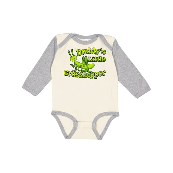 Inktastic Grasshopper Boys or Girls Long Sleeve Baby Bodysuit