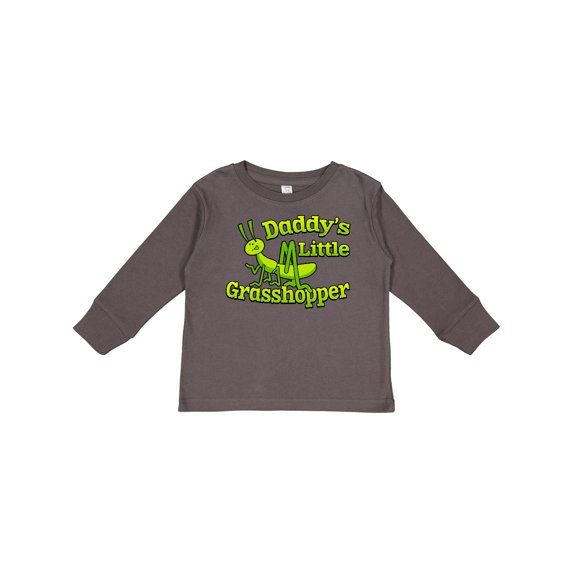 Inktastic Grasshopper Boys or Girls Long Sleeve Toddler T-Shirt