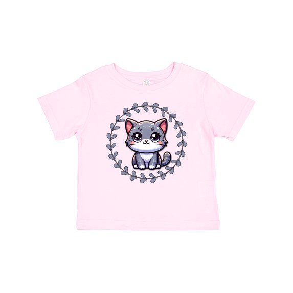Inktastic Gray Tabby Cat Kitten Girls Baby T-Shirt