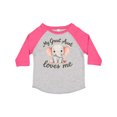 thumbnail image 1 of Inktastic Great Aunt Loves Me Boys or Girls Toddler T-Shirt, 1 of 5