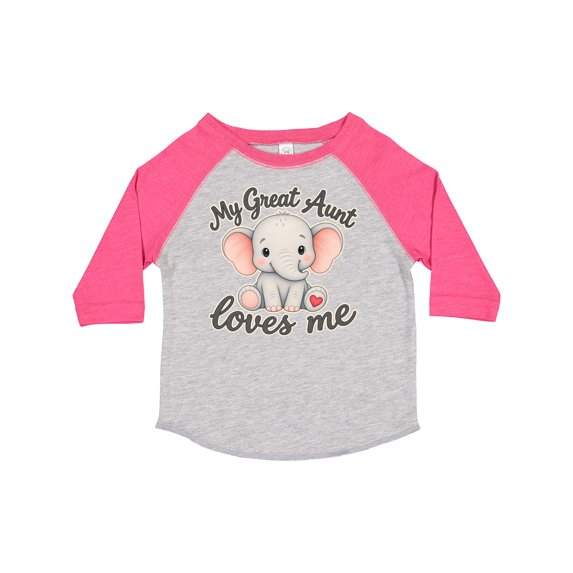 Inktastic Great Aunt Loves Me Boys or Girls Toddler T-Shirt