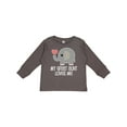 thumbnail image 1 of Inktastic Great Aunt Loves Me Elephant Boys or Girls Long Sleeve Toddler T-Shirt, 1 of 5