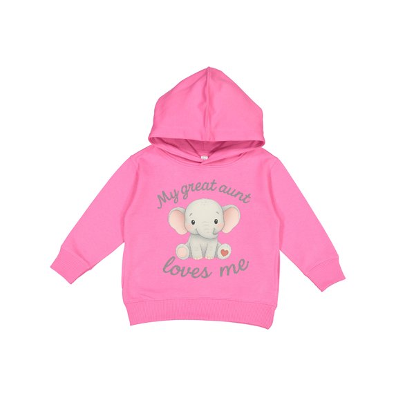 Inktastic Great Aunt Loves Me Toddler Hoodie