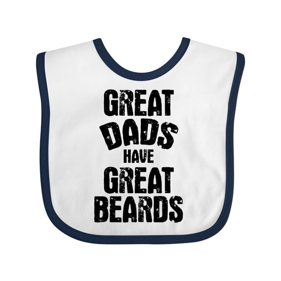 Inktastic Great Dads Have Great Beards Boys Baby Bib