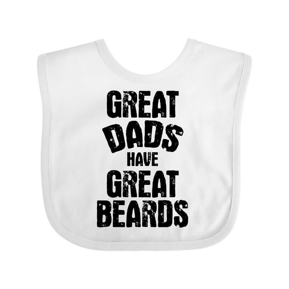 Inktastic Great Dads Have Great Beards Boys Baby Bib