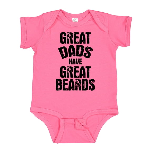 Inktastic Great Dads Have Great Beards Boys Baby Bodysuit