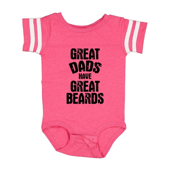 Inktastic Great Dads Have Great Beards Boys Baby Bodysuit