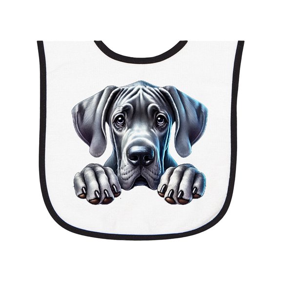 Inktastic Great Dane Baby Terry Cloth Bib