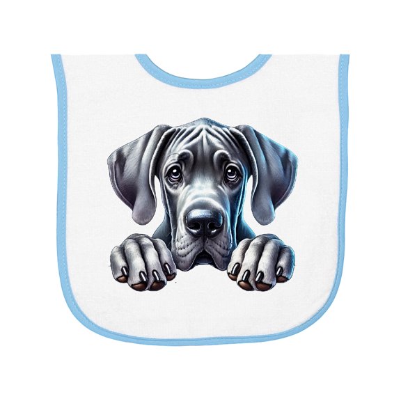 Inktastic Great Dane Baby Terry Cloth Bib