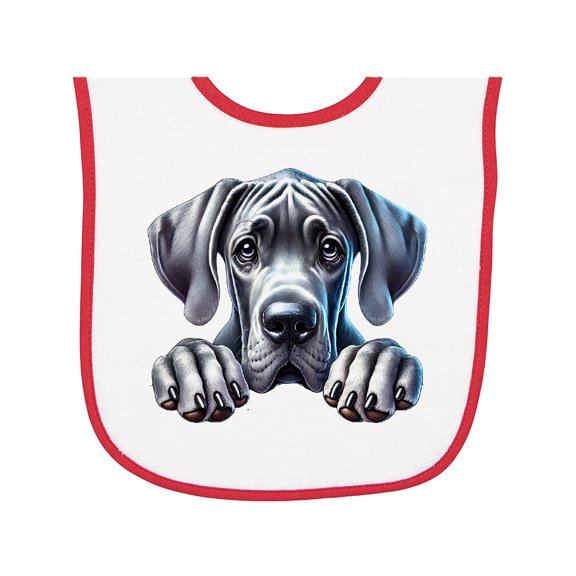 Inktastic Great Dane Baby Terry Cloth Bib