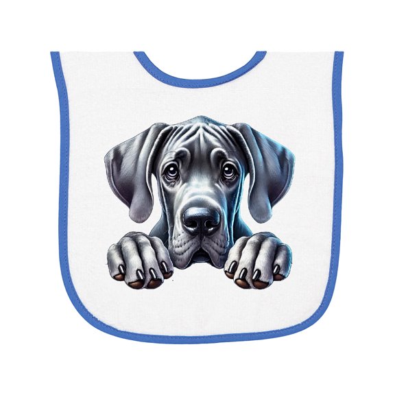 Inktastic Great Dane Baby Terry Cloth Bib