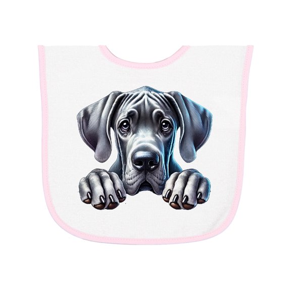Inktastic Great Dane Baby Terry Cloth Bib