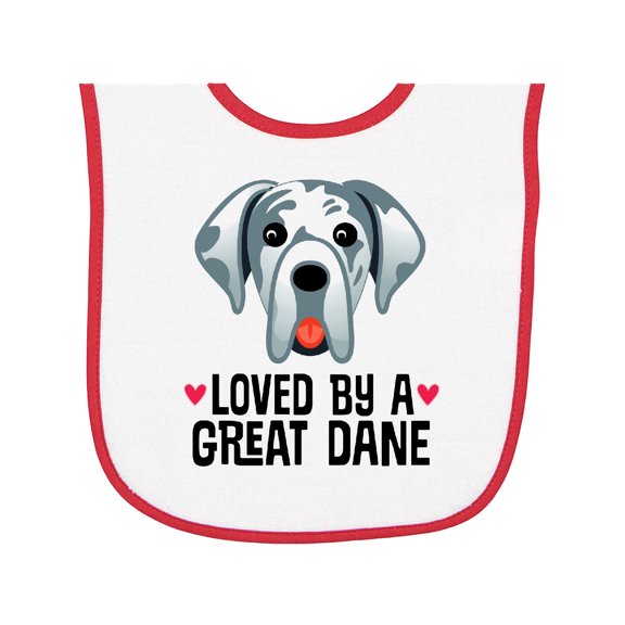 Inktastic Great Dane Dog Lover Baby Terry Cloth Bib