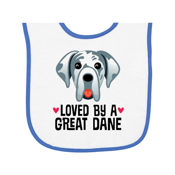 Inktastic Great Dane Dog Lover Baby Terry Cloth Bib