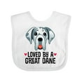 thumbnail image 1 of Inktastic Great Dane Dog Lover Boys or Girls Baby Bib, 1 of 4