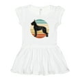 thumbnail image 1 of Inktastic Great Dane Dog Retro Sunset Girls Baby Dress, 1 of 5