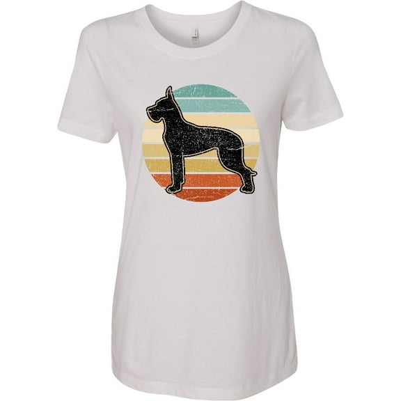 Inktastic Great Dane Dog Retro Sunset Women's T-Shirt