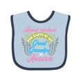 thumbnail image 1 of Inktastic Great Granddaughter Great Grandpa Girls Baby Bib, 1 of 4