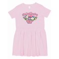 thumbnail image 1 of Inktastic Great Grandma Loves Me Girls Toddler Dress, 1 of 5