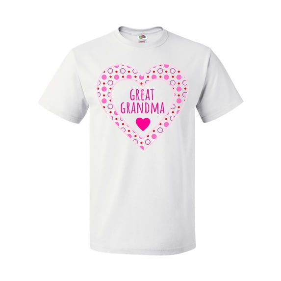 Inktastic Great Grandma Pink Valentine Hearts T-Shirt