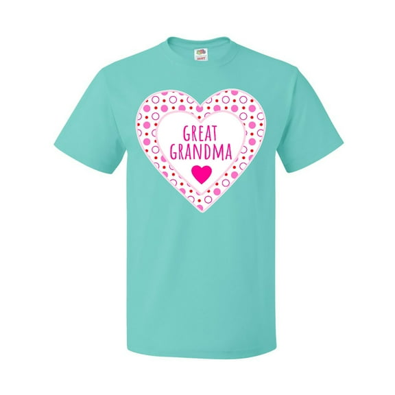 Inktastic Great Grandma Pink Valentine Hearts T-Shirt