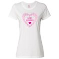 thumbnail image 1 of Inktastic Great Grandma Pink Valentine Hearts Women's T-Shirt, 1 of 5