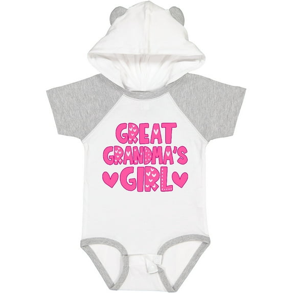 Inktastic Great Grandma's Girl Granddaughter Girls Baby Bodysuit