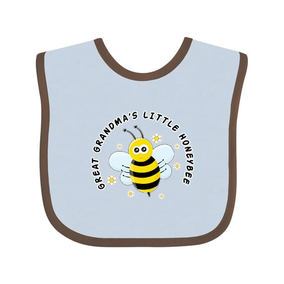 Inktastic Great Grandma's Little Honeybee Boys or Girls Baby Bib