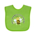 thumbnail image 1 of Inktastic Great Grandma's Little Honeybee Boys or Girls Baby Bib, 1 of 4