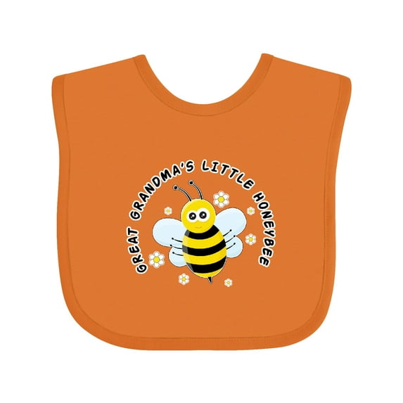 Inktastic Great Grandma's Little Honeybee Boys or Girls Baby Bib