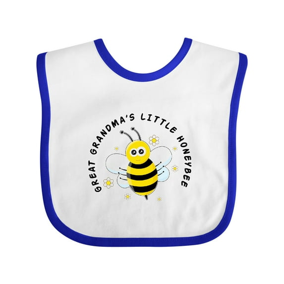 Inktastic Great Grandma's Little Honeybee Boys or Girls Baby Bib